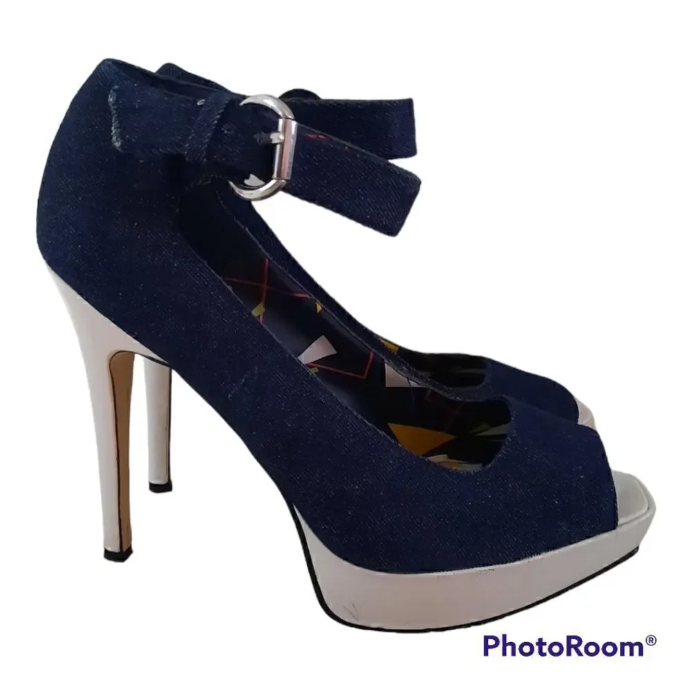 Bakers Denny Denim Platform Heels